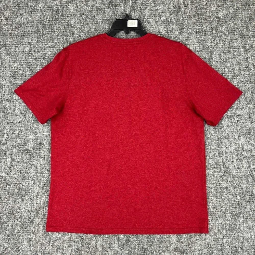 Troy University Shirt Mens XL Red‎ Champion Graphic Tee Collegiate Sporty Casual - Picture 4 of 9
